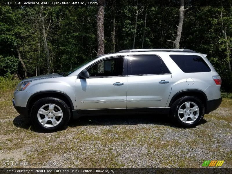 Quicksilver Metallic / Ebony 2010 GMC Acadia SL AWD