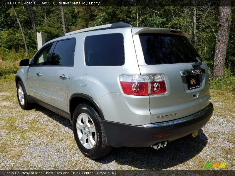 Quicksilver Metallic / Ebony 2010 GMC Acadia SL AWD