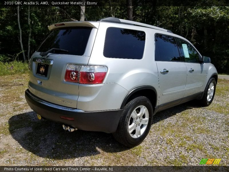 Quicksilver Metallic / Ebony 2010 GMC Acadia SL AWD
