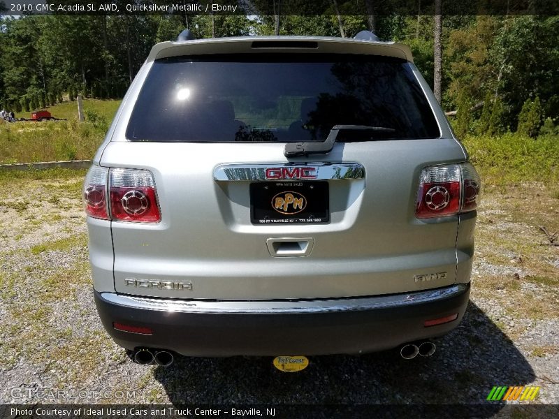 Quicksilver Metallic / Ebony 2010 GMC Acadia SL AWD