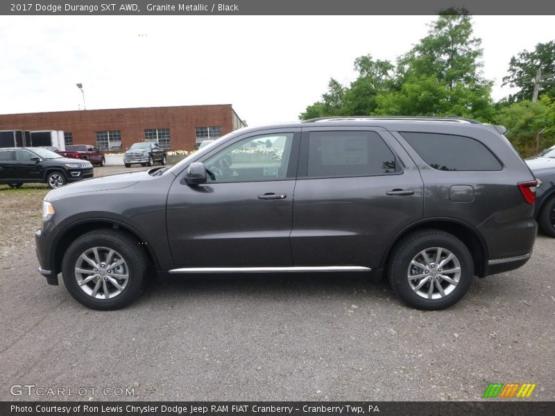 Granite Metallic / Black 2017 Dodge Durango SXT AWD