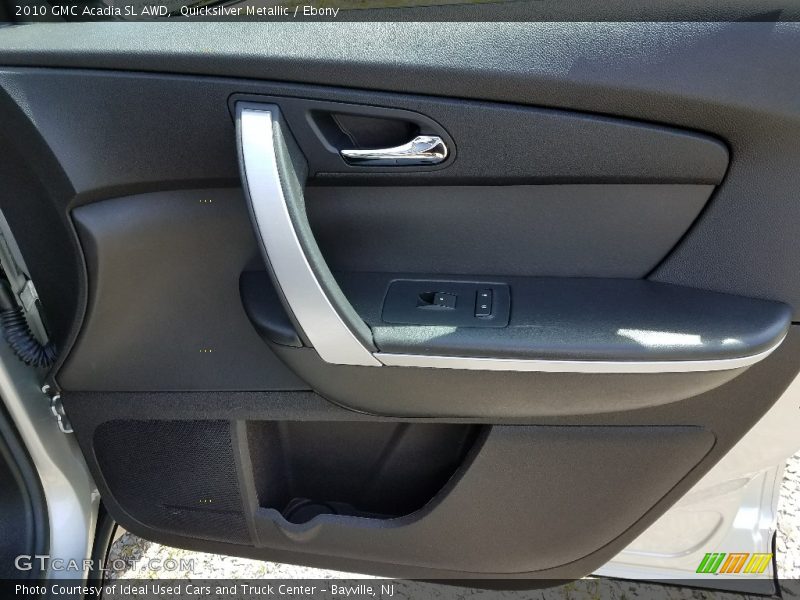 Quicksilver Metallic / Ebony 2010 GMC Acadia SL AWD