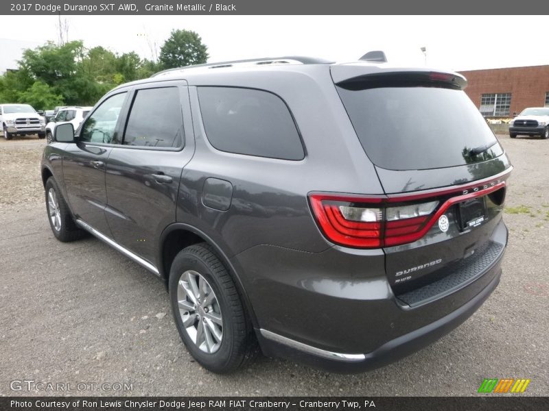 Granite Metallic / Black 2017 Dodge Durango SXT AWD