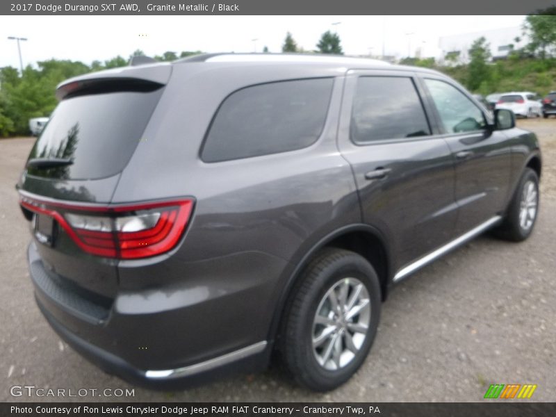 Granite Metallic / Black 2017 Dodge Durango SXT AWD
