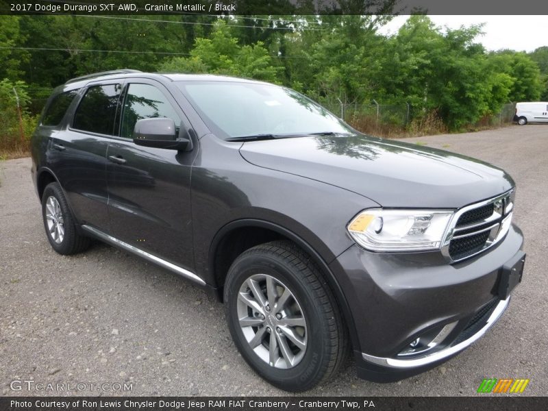 Granite Metallic / Black 2017 Dodge Durango SXT AWD