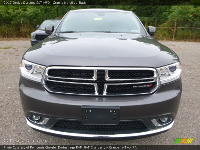 Granite Metallic / Black 2017 Dodge Durango SXT AWD
