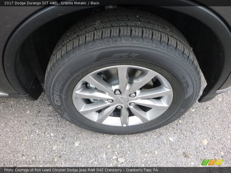 Granite Metallic / Black 2017 Dodge Durango SXT AWD