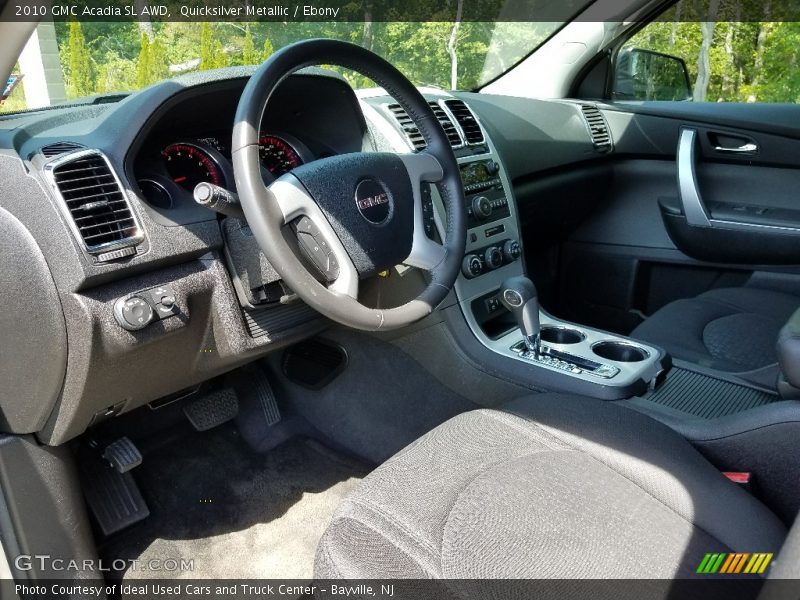 Quicksilver Metallic / Ebony 2010 GMC Acadia SL AWD