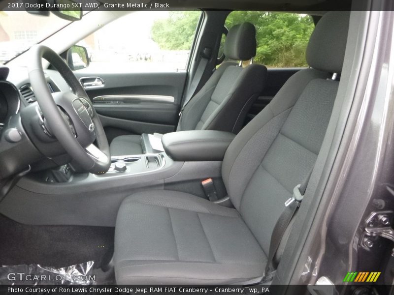 Granite Metallic / Black 2017 Dodge Durango SXT AWD