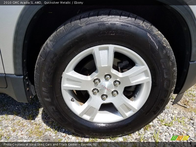 Quicksilver Metallic / Ebony 2010 GMC Acadia SL AWD