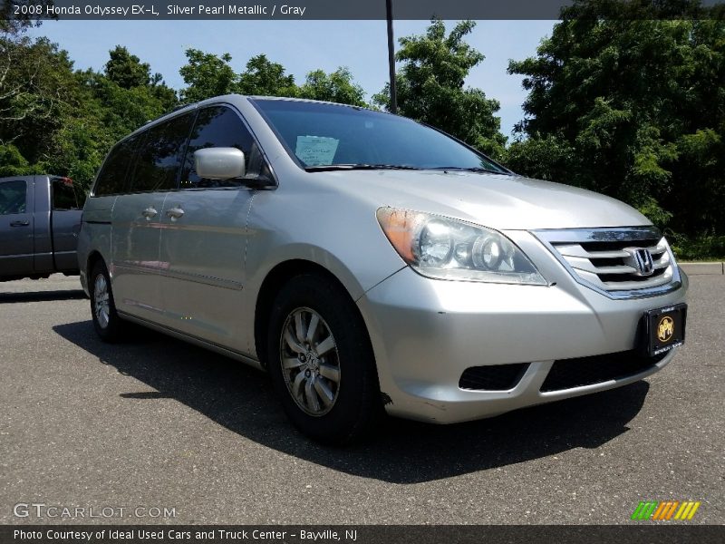 Silver Pearl Metallic / Gray 2008 Honda Odyssey EX-L