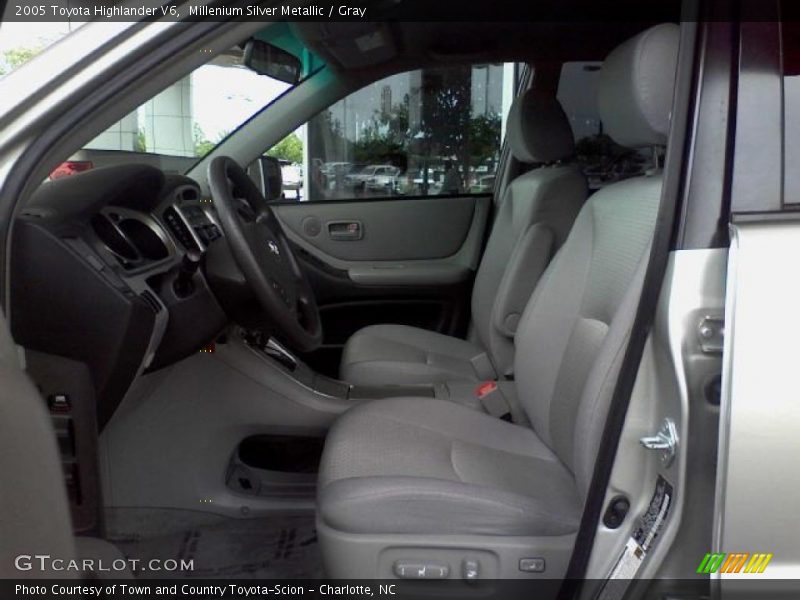 Millenium Silver Metallic / Gray 2005 Toyota Highlander V6