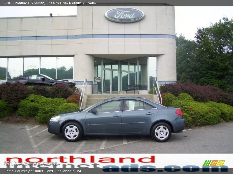 Stealth Gray Metallic / Ebony 2006 Pontiac G6 Sedan