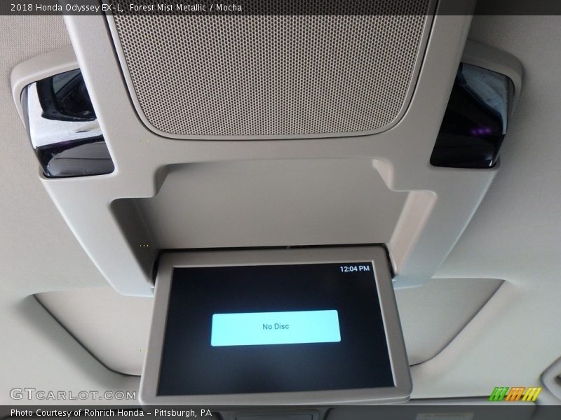 Forest Mist Metallic / Mocha 2018 Honda Odyssey EX-L
