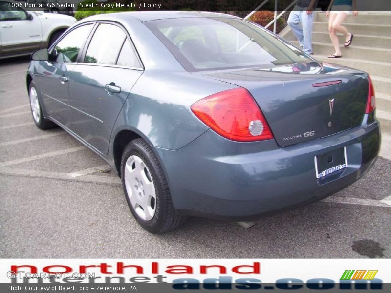 Stealth Gray Metallic / Ebony 2006 Pontiac G6 Sedan