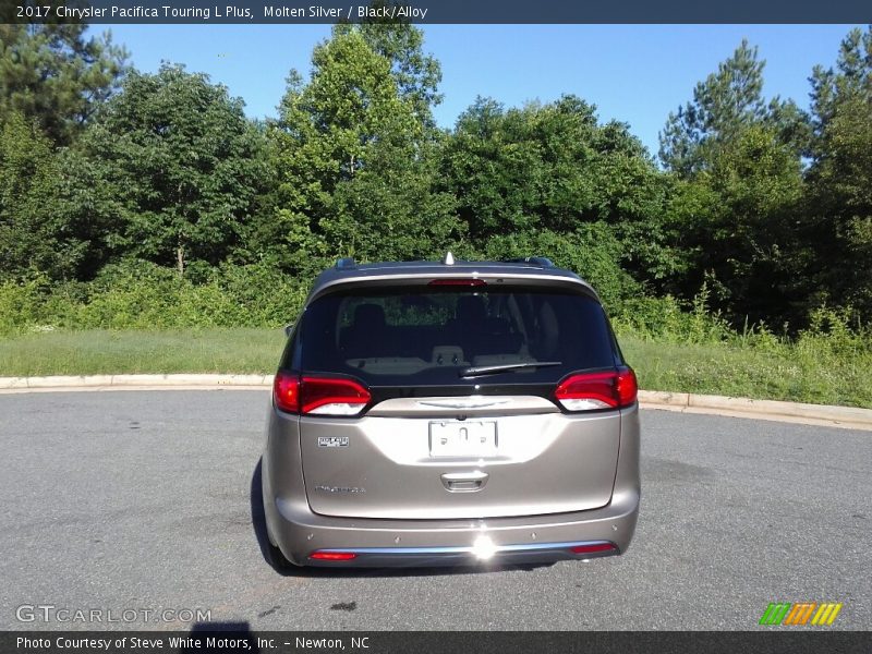 Molten Silver / Black/Alloy 2017 Chrysler Pacifica Touring L Plus