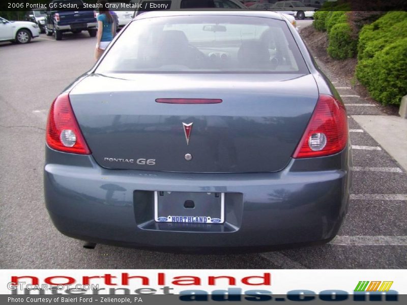 Stealth Gray Metallic / Ebony 2006 Pontiac G6 Sedan
