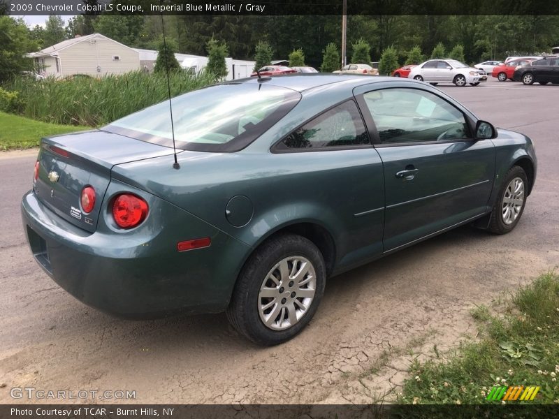 Imperial Blue Metallic / Gray 2009 Chevrolet Cobalt LS Coupe