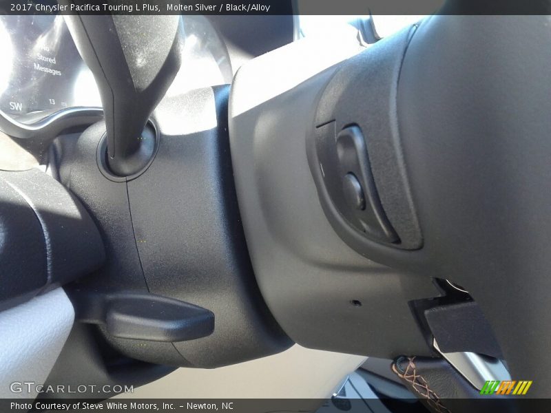 Molten Silver / Black/Alloy 2017 Chrysler Pacifica Touring L Plus
