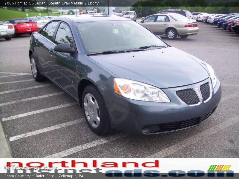 Stealth Gray Metallic / Ebony 2006 Pontiac G6 Sedan