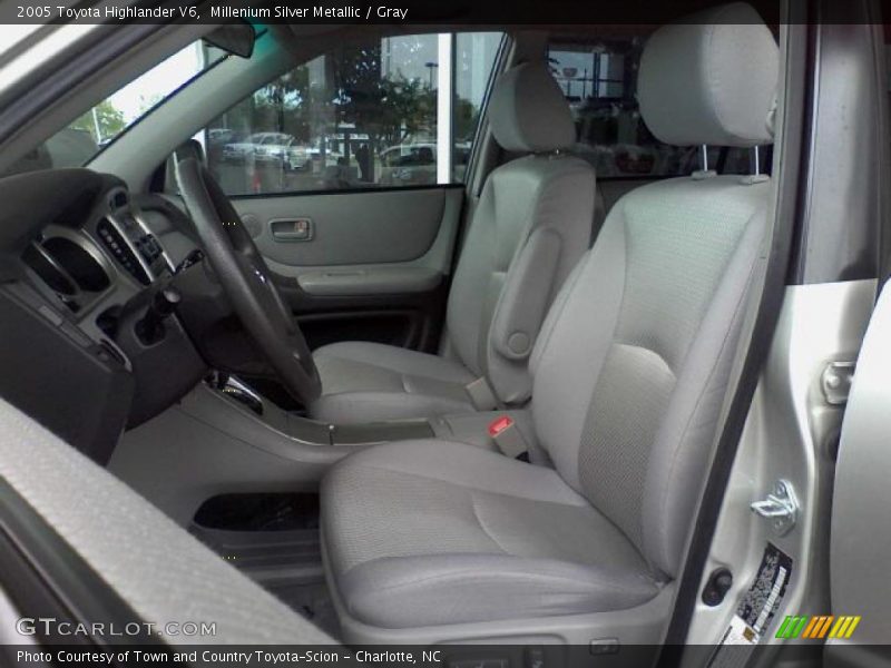 Millenium Silver Metallic / Gray 2005 Toyota Highlander V6
