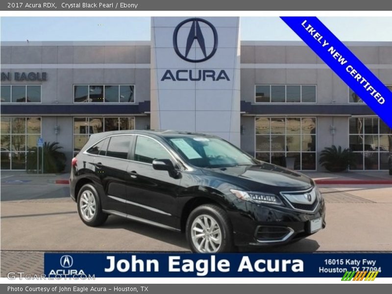 Crystal Black Pearl / Ebony 2017 Acura RDX