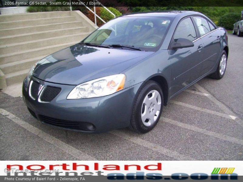 Stealth Gray Metallic / Ebony 2006 Pontiac G6 Sedan
