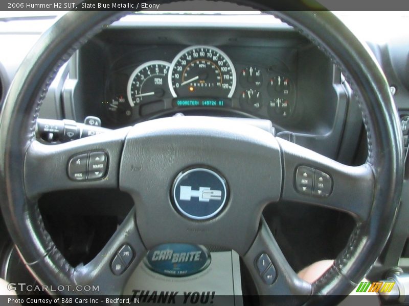 Slate Blue Metallic / Ebony 2006 Hummer H2 SUT