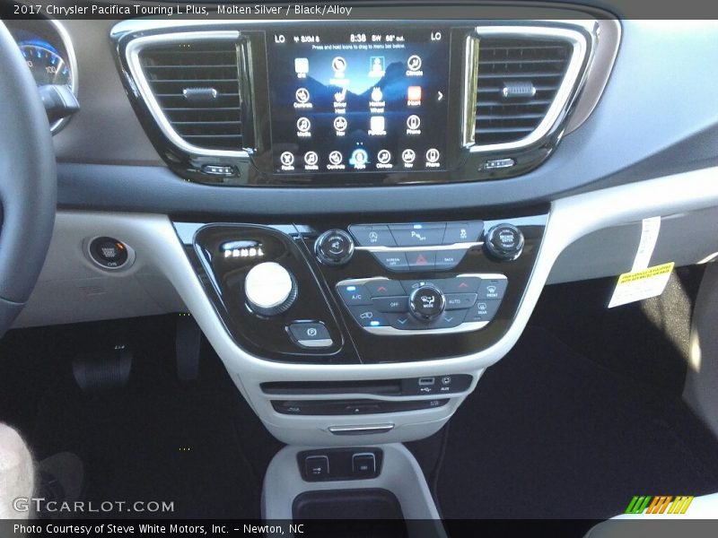 Molten Silver / Black/Alloy 2017 Chrysler Pacifica Touring L Plus