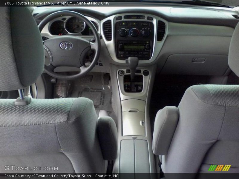 Millenium Silver Metallic / Gray 2005 Toyota Highlander V6