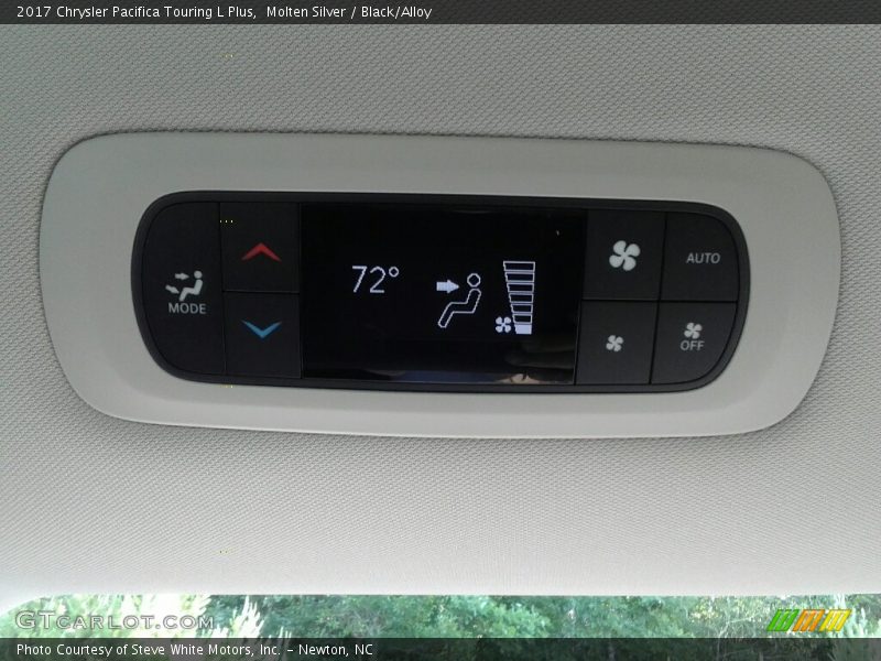 Molten Silver / Black/Alloy 2017 Chrysler Pacifica Touring L Plus