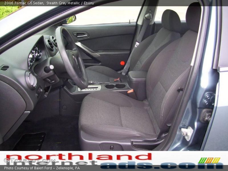 Stealth Gray Metallic / Ebony 2006 Pontiac G6 Sedan