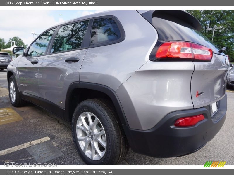 Billet Silver Metallic / Black 2017 Jeep Cherokee Sport