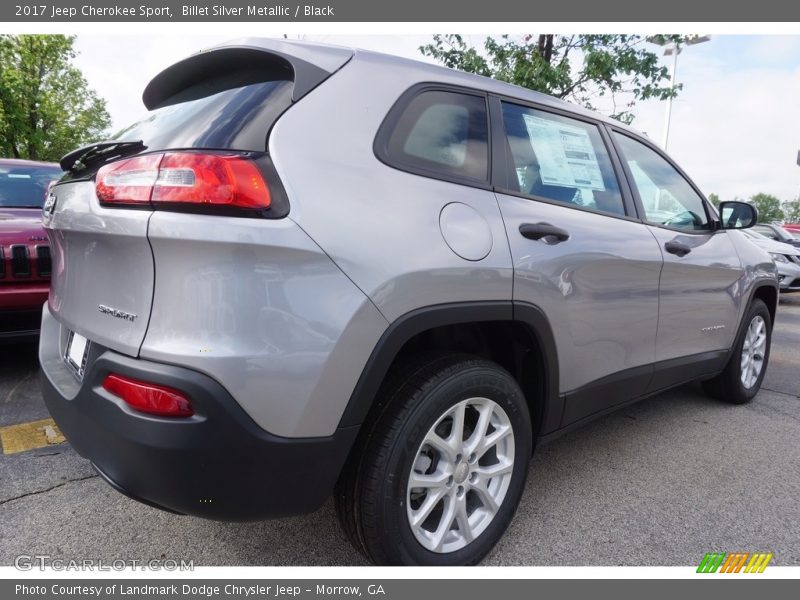 Billet Silver Metallic / Black 2017 Jeep Cherokee Sport