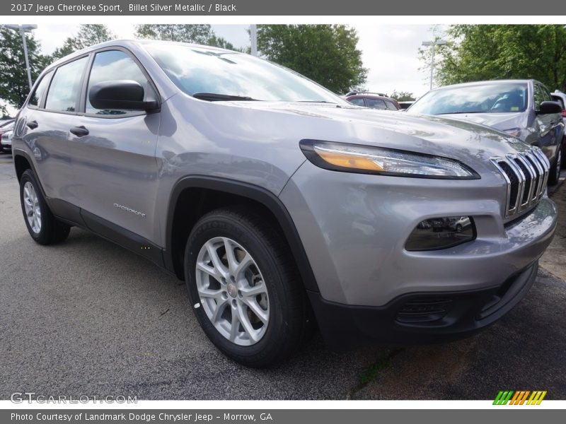 Billet Silver Metallic / Black 2017 Jeep Cherokee Sport