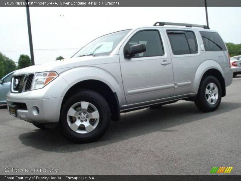 Silver Lightning Metallic / Graphite 2006 Nissan Pathfinder S 4x4
