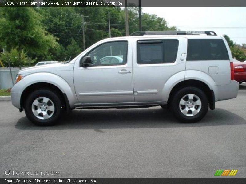 Silver Lightning Metallic / Graphite 2006 Nissan Pathfinder S 4x4