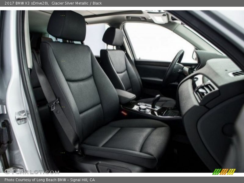 Glacier Silver Metallic / Black 2017 BMW X3 sDrive28i