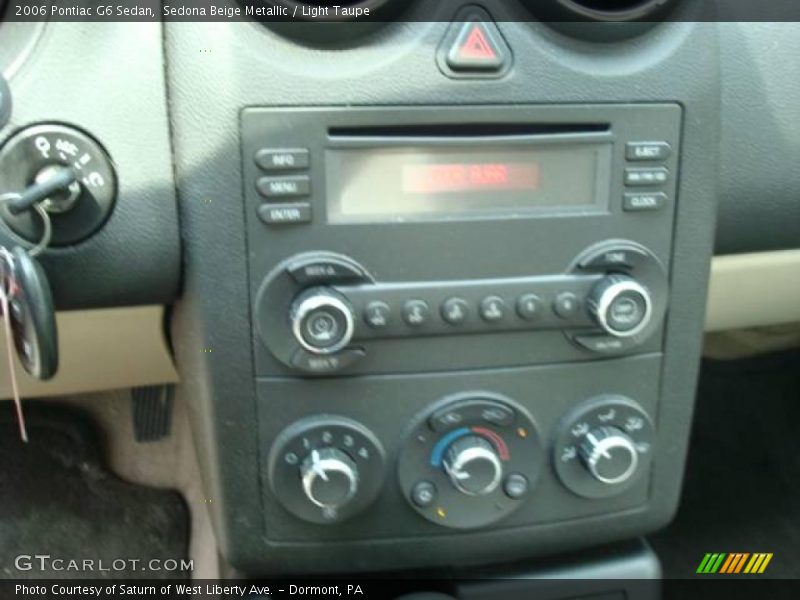 Sedona Beige Metallic / Light Taupe 2006 Pontiac G6 Sedan