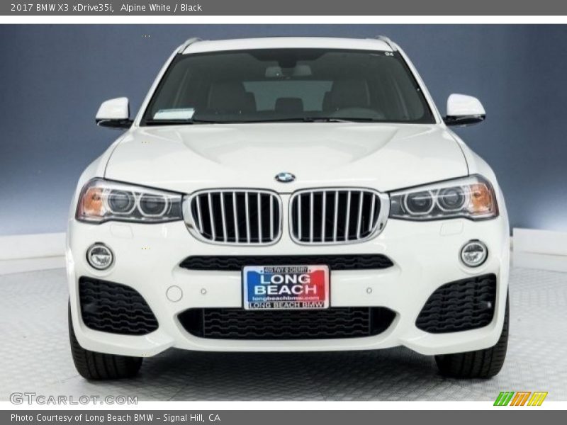 Alpine White / Black 2017 BMW X3 xDrive35i