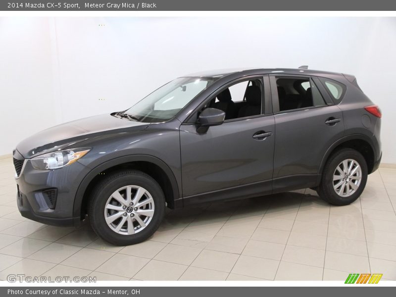 Meteor Gray Mica / Black 2014 Mazda CX-5 Sport