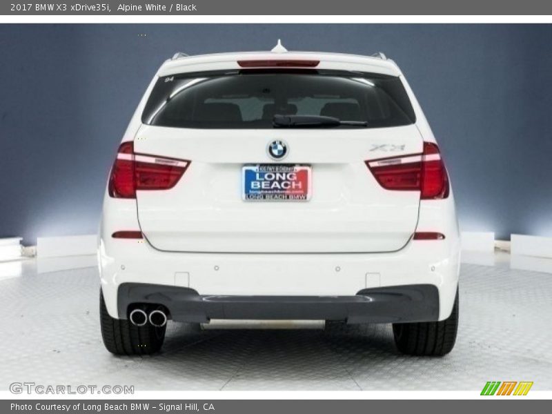 Alpine White / Black 2017 BMW X3 xDrive35i