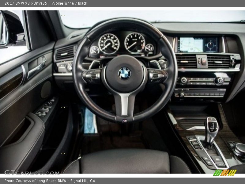 Alpine White / Black 2017 BMW X3 xDrive35i