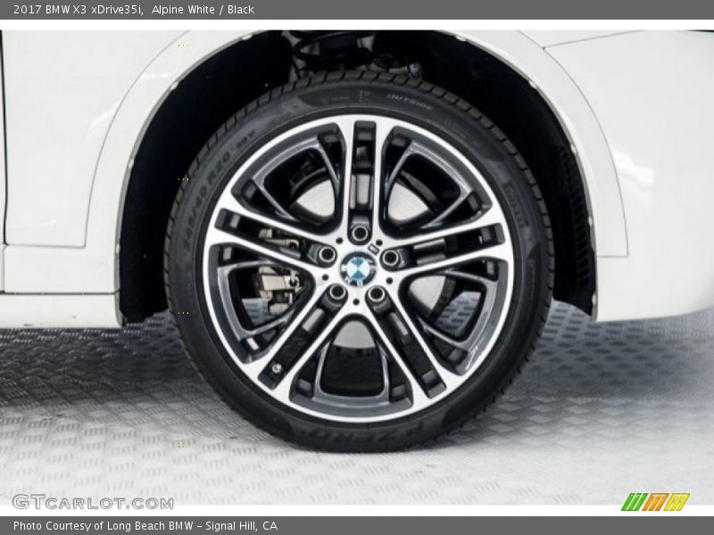 Alpine White / Black 2017 BMW X3 xDrive35i