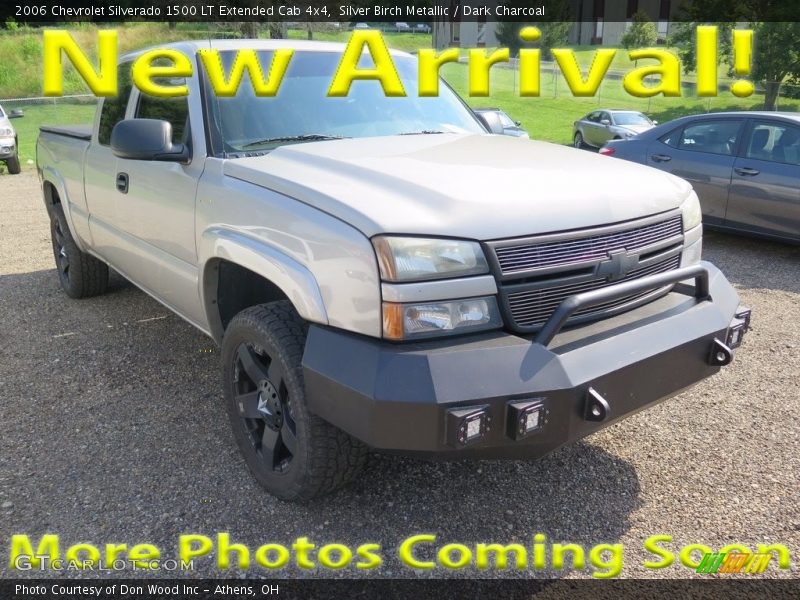 Silver Birch Metallic / Dark Charcoal 2006 Chevrolet Silverado 1500 LT Extended Cab 4x4