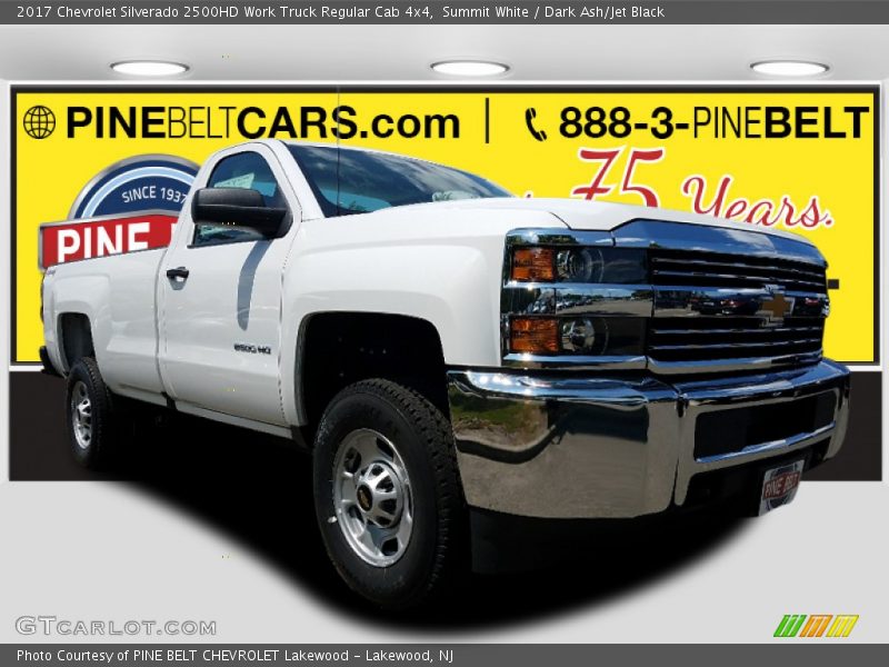 Summit White / Dark Ash/Jet Black 2017 Chevrolet Silverado 2500HD Work Truck Regular Cab 4x4