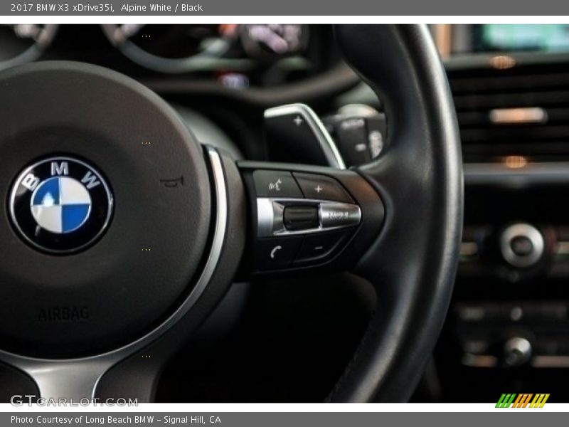 Alpine White / Black 2017 BMW X3 xDrive35i