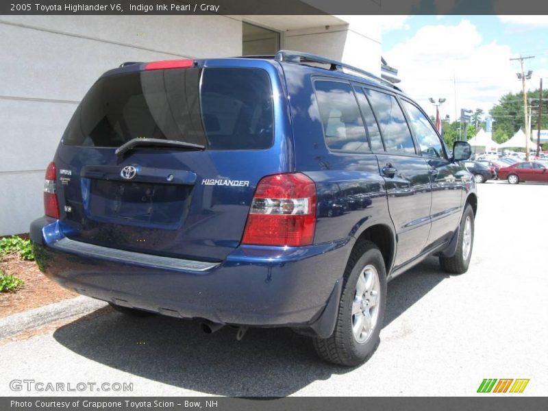 Indigo Ink Pearl / Gray 2005 Toyota Highlander V6