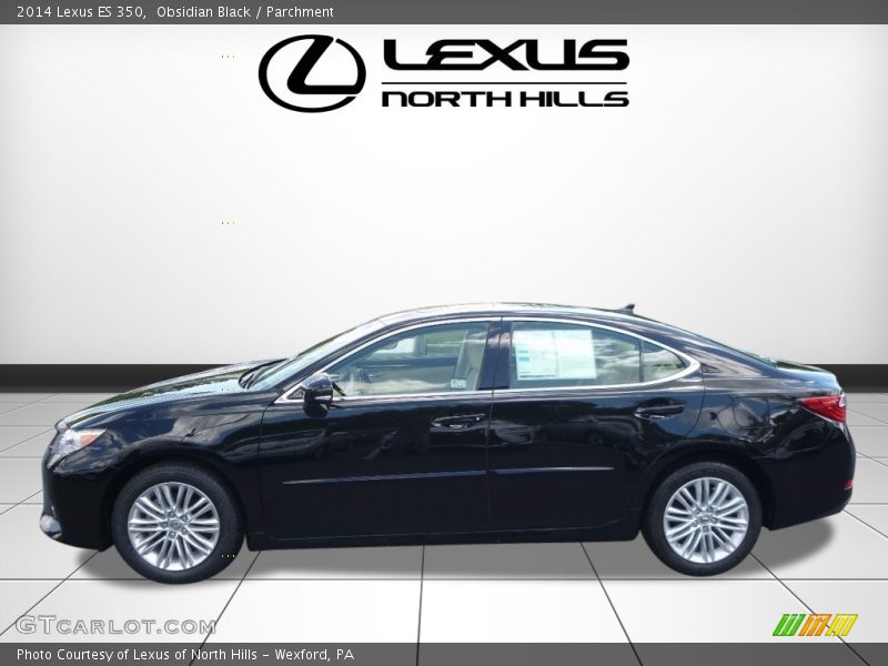 Obsidian Black / Parchment 2014 Lexus ES 350