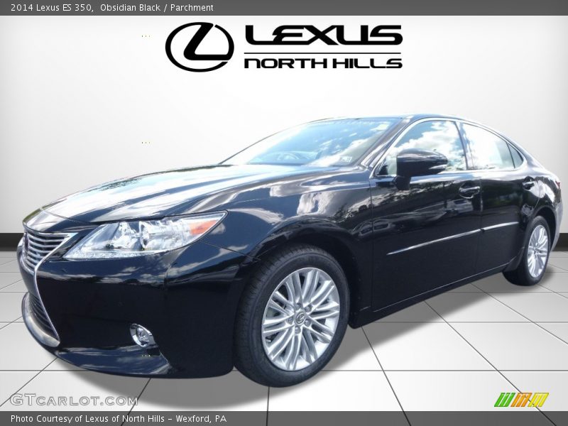Obsidian Black / Parchment 2014 Lexus ES 350